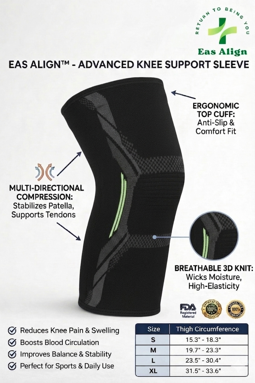 Orthopedic Knee Cap Compression Brace | Knee Protector & Guard for Men & Women | Breathable Anti‑Slip Patella Ring Joint Support | Fit for Sports, Gym, Running, Arthritis & Workouts